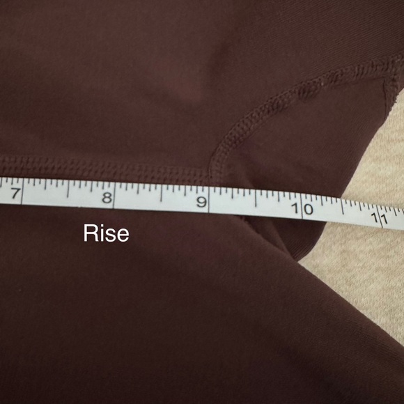 Free People Movement Women’s Midi Rise Brown Nylon Leggings Size M - Picture 7 of 9